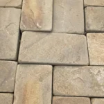 Камень пиленный серый галтованный