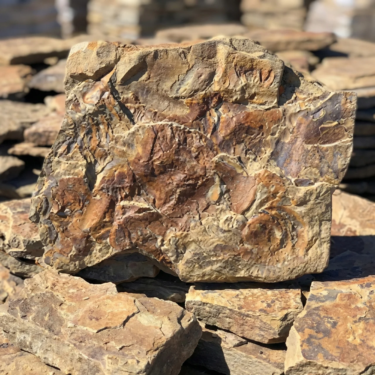 039_КАМЕНЬ ЖЕЛТЫЙ ДРАКОН Камень желтый дракон — изображение 1